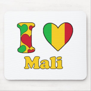 Tapis De Souris J'aime le Mali