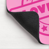 Tapis De Souris J'aime le rose (Coin)