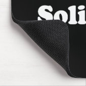 Tapis De Souris J'aime le T-shirt de solitaire (Coin)