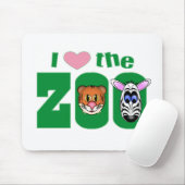 Tapis De Souris J'aime le ZOO (Avec souris)