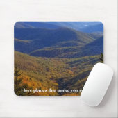 Tapis De Souris J'aime les endroits (Avec souris)