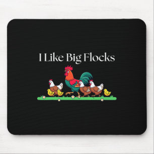 Tapis De Souris J'aime les grands troupeaux Ckyard Homestead Amate