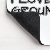 Tapis De Souris J'aime les marmottes (Coin)