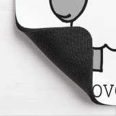 Tapis De Souris J'Aime Les Moutons D'Ewe (Coin)