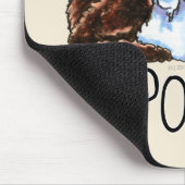 Tapis De Souris J'Aime Les Poodles (Coin)
