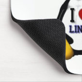 Tapis De Souris J'aime Linux (Coin)