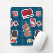 Tapis De Souris J'aime Londres (Avec souris)