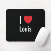Tapis De Souris J'aime Louis (Avec souris)