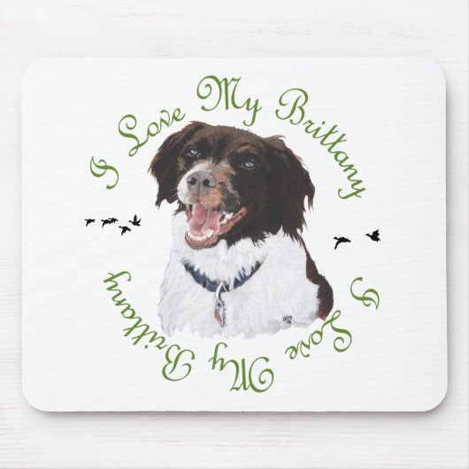 Tapis De Souris J'aime ma Bretagne (Devant)