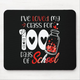 Tapis De Souris J'aime ma classe pour 100 jours professeur Valent