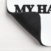 Tapis De Souris J'aime ma coupe de cheveux (Coin)