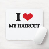 Tapis De Souris J'aime ma coupe de cheveux (Avec souris)