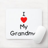 Tapis De Souris J'aime ma grand-maman (Avec souris)