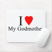 Tapis De Souris J'aime ma marraine (Avec souris)