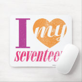 Tapis De Souris J'aime ma orange 17 (Avec souris)