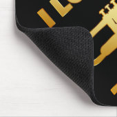 TAPIS DE SOURIS J'AIME MA TROMPETTE (Coin)