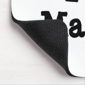 Tapis De Souris J'aime Malika coeur T-shirt (Coin)