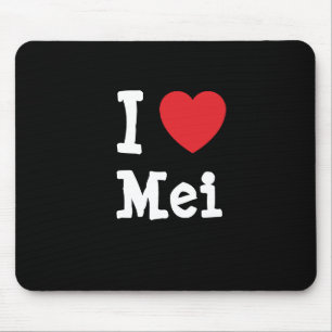 Tapis De Souris J'aime Mei coeur T-Shirt