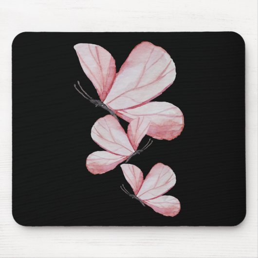Tapis De Souris J'Aime Mes Cadeaux Papillon (Devant)