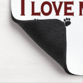 Tapis De Souris J'aime mes chiens (Coin)