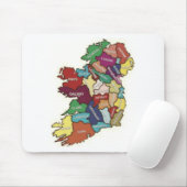 TAPIS DE SOURIS J'AIME MES RACINES IRLANDAISES (Avec souris)