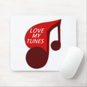 TAPIS DE SOURIS J'AIME MES TUNES (Avec souris)