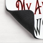 Tapis De Souris J'aime mon abordable populaire de logo d'épouse (Coin)