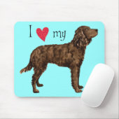 Tapis De Souris J'aime mon American Water Spaniel (Avec souris)