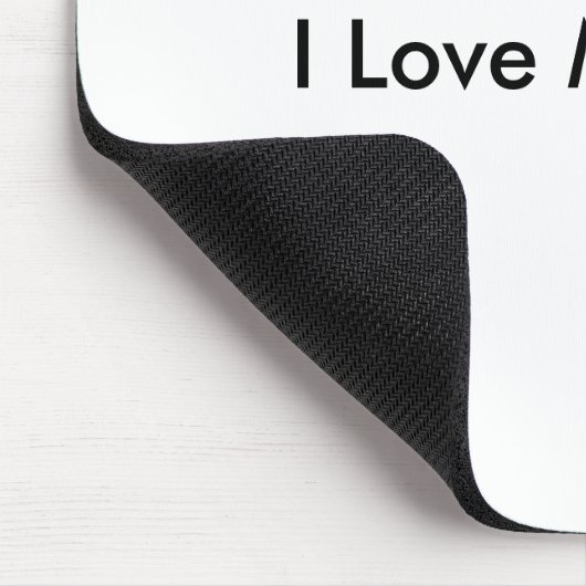 Tapis De Souris J'aime mon Apple - Mousepad (Coin)