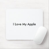 Tapis De Souris J'aime mon Apple - Mousepad (Avec souris)