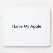 Tapis De Souris J'aime mon Apple - Mousepad (Devant)