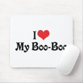 Tapis De Souris J'aime mon Boo Boo (Avec souris)