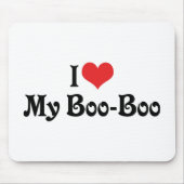 Tapis De Souris J'Aime Mon Boo Boo Boo (Devant)