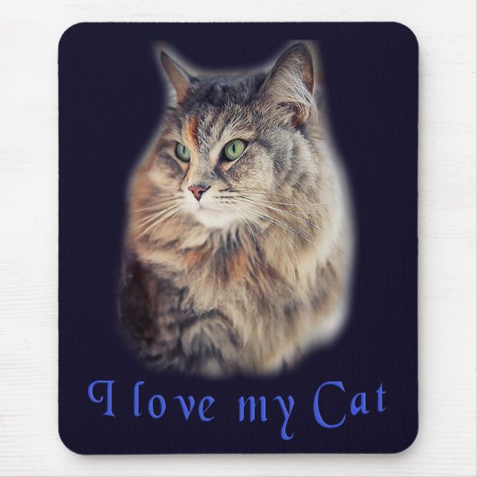Tapis De Souris J'aime mon chat (Devant)