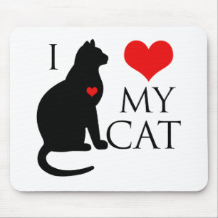 Tapis De Souris J'aime mon chat