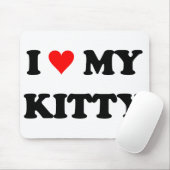 Tapis De Souris J'aime mon chaton (Avec souris)