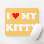 Tapis De Souris J'aime mon chaton (Avec souris)