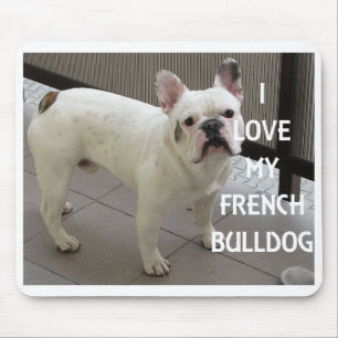 Tapis De Souris J'Aime Mon Chien À Balle Français