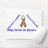 Tapis De Souris J'aime mon enfant autiste - conceptions uniques de (Avec souris)