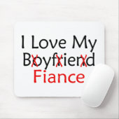 Tapis De Souris J'aime mon fiancé (Avec souris)