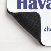 Tapis De Souris J'aime mon Havanese (le chien femelle) (Coin)
