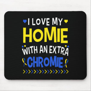 Tapis De Souris J'Aime Mon Homie Avec Une Chromie Supplémentaire P