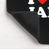 Tapis De Souris J'aime mon Jalen (Coin)
