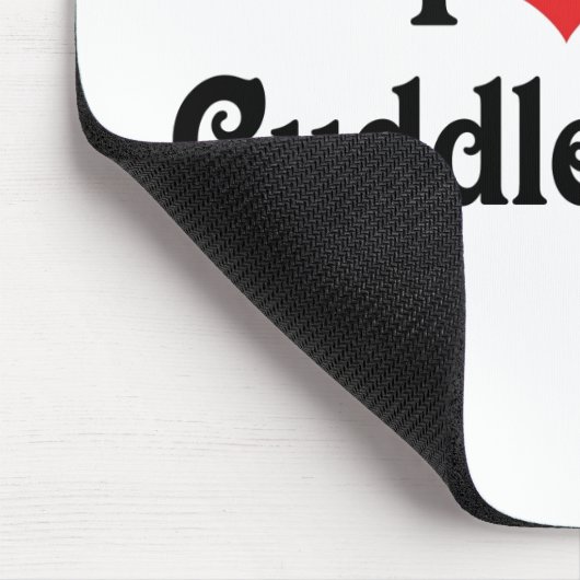 Tapis De Souris J'Aime Mon Lapin De Cuddle (Coin)