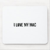 Tapis De Souris J'aime mon Mac-Mousepad (Devant)