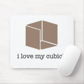 Tapis De Souris "j'aime mon mousepad de compartiment" - (Avec souris)