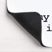 Tapis De Souris j'aime mon ordinateur (Coin)