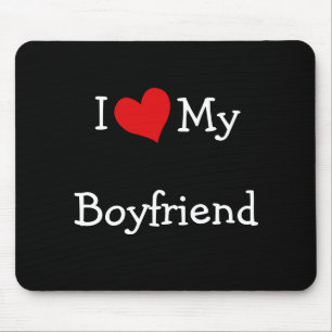 Tapis De Souris J'Aime Mon Petit Amis Mousepad