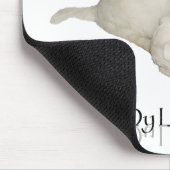 Tapis De Souris J'Aime Mon Petit Chien Blanc - Chiots Westie ! (Coin)
