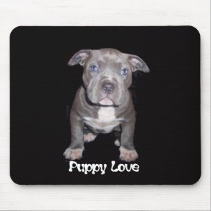 Tapis De Souris J'Aime Mon Pit Bull Mousepad